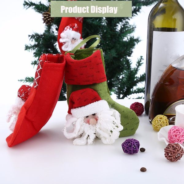 

christmas gift 20pcs christmas stocking decoration hanging gift bag on sale