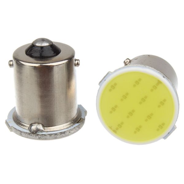 

2x super bright s25 1156 led cob 12 smd 1156 ba15s p21w auto car signal reverse led lights white yellow 12v auto