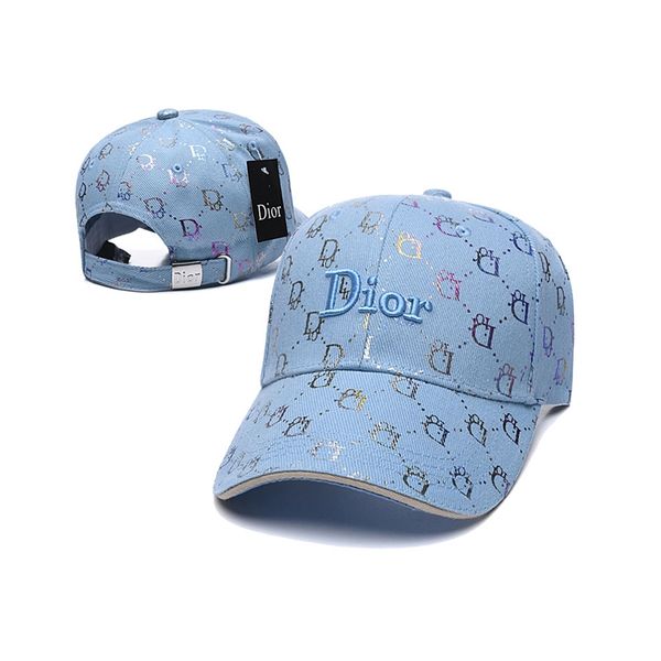 

designer hats adjustable cotton cap men women multicolor ponytail baseball caps outdoor leisure sun hat camouflage hats, Blue;gray