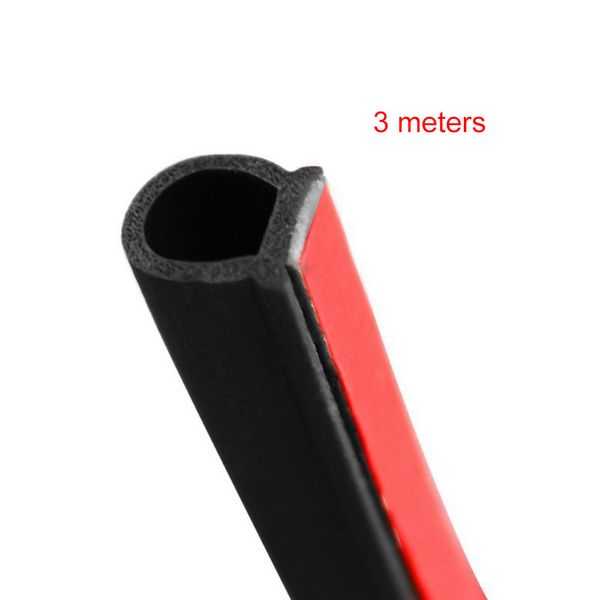

z l b p big-d small-d shape car sealing strip 3m rubber sealing strip noise insulation edgetrim car accessories decoration