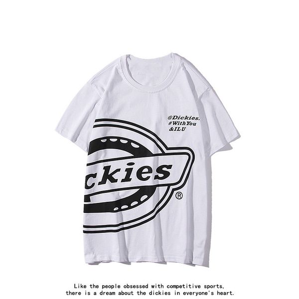 

designer new summer men's t-shirt europe and the united states tide brand letter printing short-sleeved men and women lovers m-2xl1, White;black