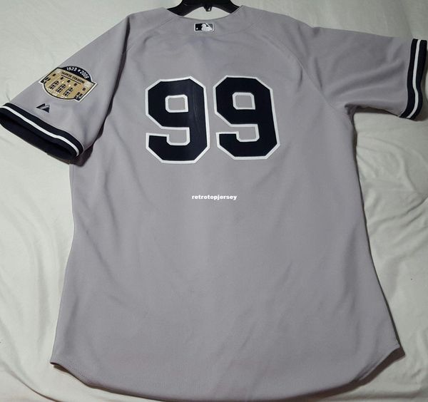 

majestic new york 99# aaron judge, on field jersey mens stitched wholesale big and tall size xs-6xl baseball jerseys, Gray