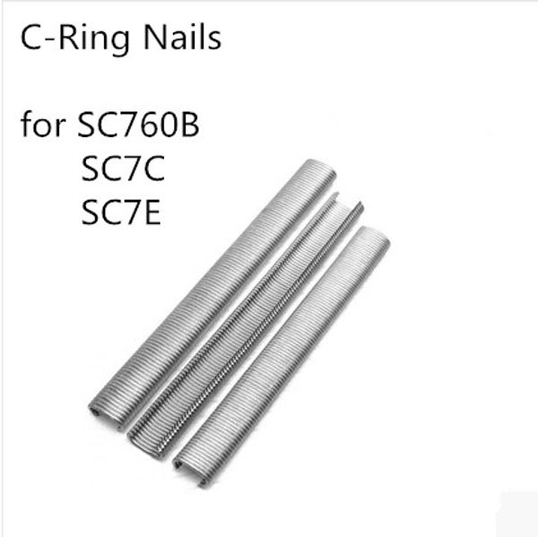 

c-ring nails parts for pneumatic c-ring gun, air nail gun , hog ring plier , naier original authentic