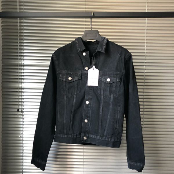 

2019 new men denim jackets jacket women vintage style selvedge jean coats clothing denim coats, Black;brown