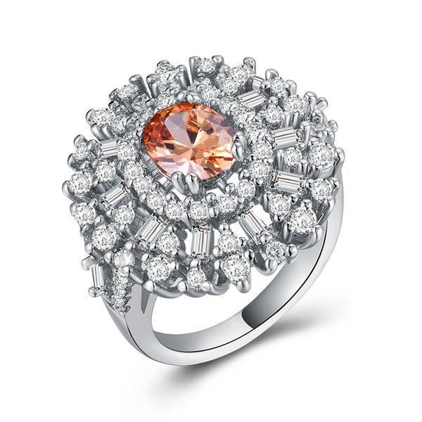 

personal collection zhimu ornaments 925 silver plated and zircon inlaid fashion ring with exquisite jewelry box (b1127)