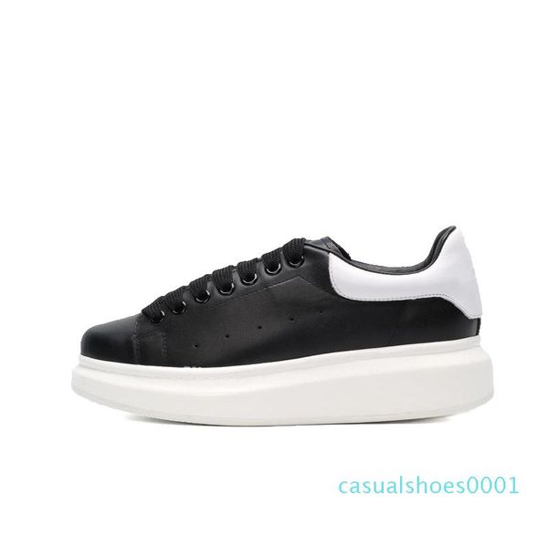 

designer reflective platform shoes for girl women men white black leather platform shoes flat casual party wedding sports size 36-44 ci01