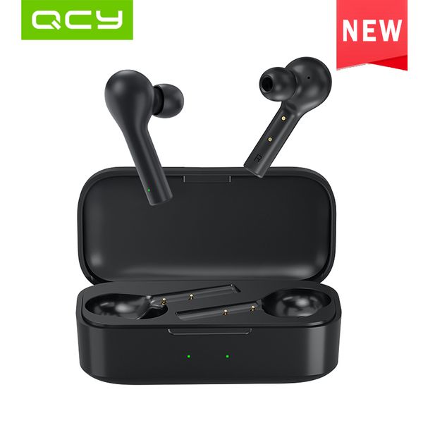 

2019 qcy t5 true wireless earphones bluetooth 5.0 touch control sports headphones stereo sound headset for music
