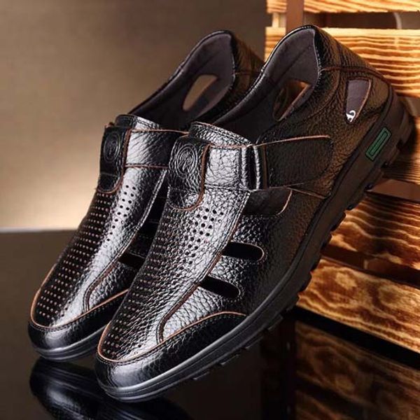 

new summer style flat buckle thick heels sandals women sheepskin cashmere strap open toe bag root high heels shoe09 p88, Black