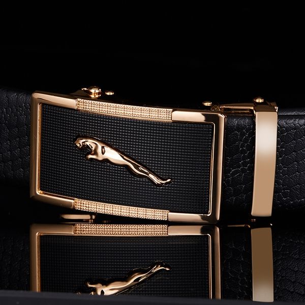 

men's automatic buckle cowhide business snakeskin pattern men's automatic buckle cowhide belt business belt snakeskin pattern, Black;brown