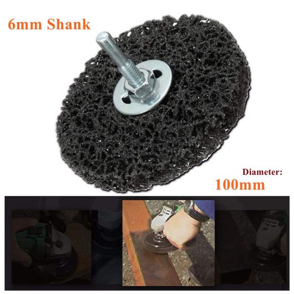 

1/2 / 3шт 3.94 " удаление ржавчины краски поликарбидные абразивные зачистки диска 6 мм хвостовик колеса для полировки поверхности деревянной