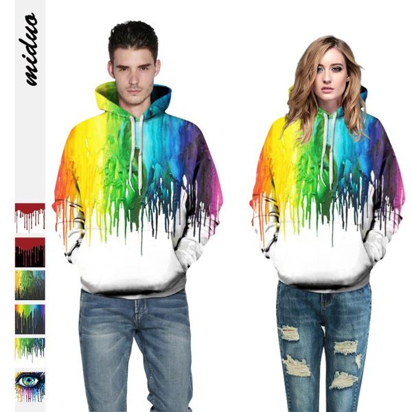 

горячий продавать цвет чернил art digital printed плюс размер сыпучие-fit с капюшоном пар's толстовка пуловер бейсбол снаряжение, Black