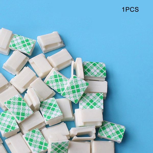 

20pcs adhesive car cable organizer clips cable winder tie fixer