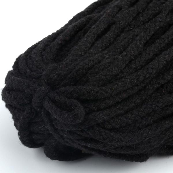 

прочная веревка ручной работы строка ремесленник ремесло макраме diy аксессуары альбомы для вырезок декор 5 мм 100 м красочные витой висит, Black;white