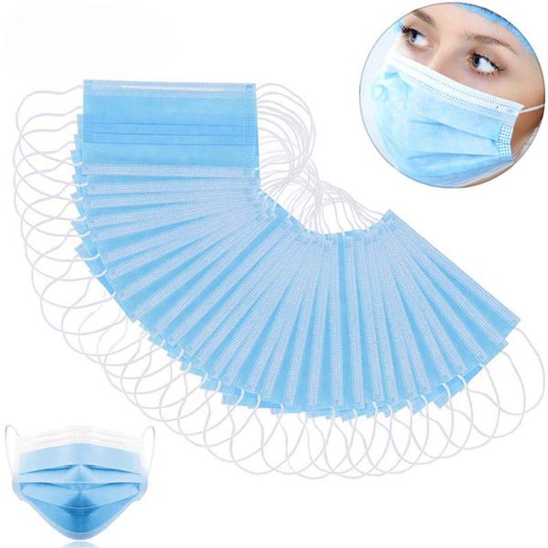 

2020 3 layer ffp2 disposable anti dust protective face mouth masks anti pm2.5 influenza facial dust-proof safety masks
