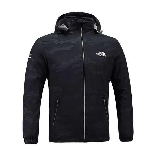

the north mens designer jackets spring autumn fall coat outdoor sports hooded face windbreaker coats zipper camo hoodie plus size c8703