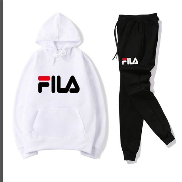 

66spring/summer 2020 men wear band women wear fashion personality designer hoodie sport casual two jogging brand nÃ¬kÃª sport suits, Gray