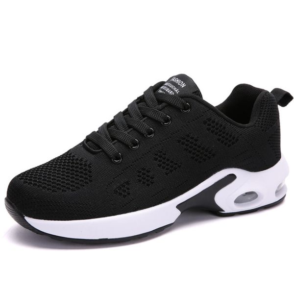 

wholesale 2020 boxed ladies spring and autumn breathable wild lightweight fashion casual women's shoes wholesale 36-39, Black