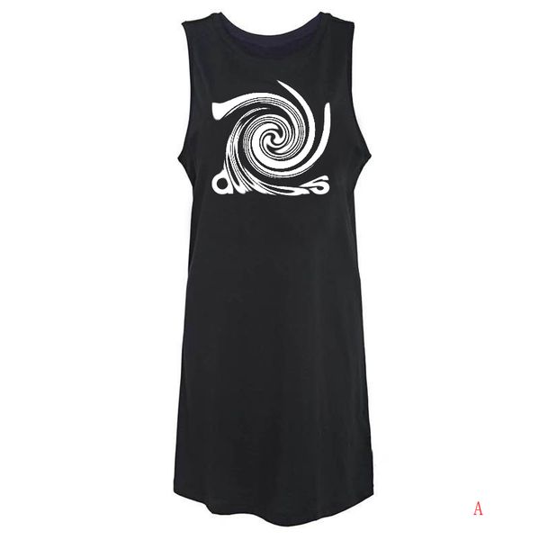 

женщины спортивный бренд танк платья 20-х годов мода спортивный бренд случайные письма печати платье женские танки майки -2xl gl2003263, White