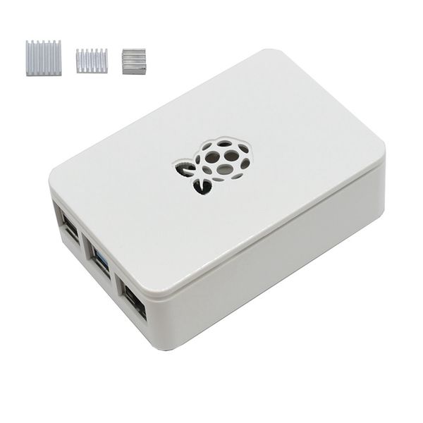 

for raspberry pi case enclosure box v4 with heat sink for raspberry pi 4b