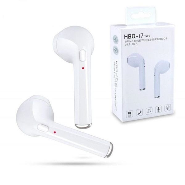 

hbq i7 twins wireless earbuds earphone mini bluetooth v4.2 stereo headphones earphones for iphone x 8plus 7 6s 6 plus galaxy s8