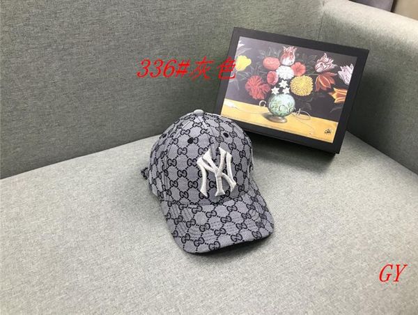 

men's and women's universal luxury designers baseball cap summer sports hat popular adjustable hat in europe and america 18, Blue;gray