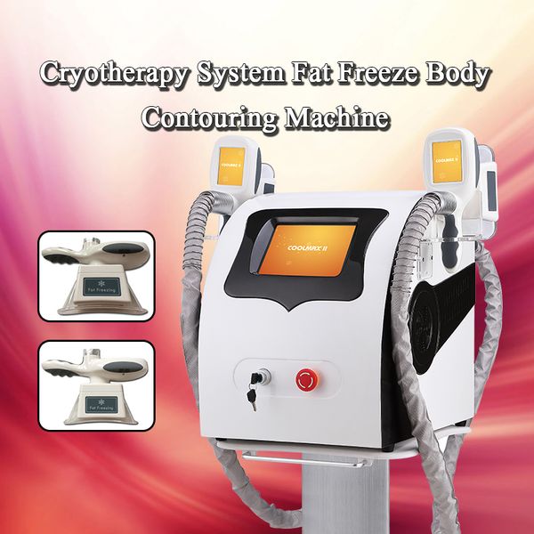 

мощный 2handles тучный замерзая вакуум потери веса cryolipolysis coolplas машины криотерапия для использования салон