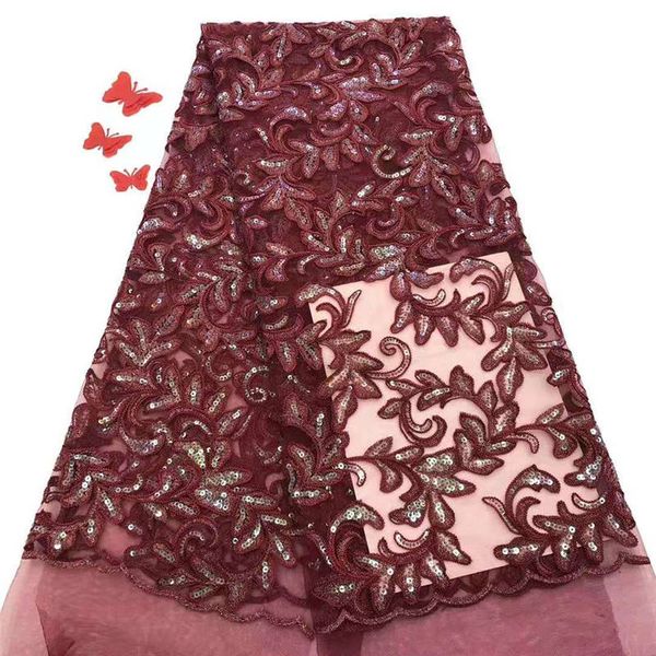 

african gold tulle lace fabrics with sequins embroidery net lace african french lace with black wedding, Black;white