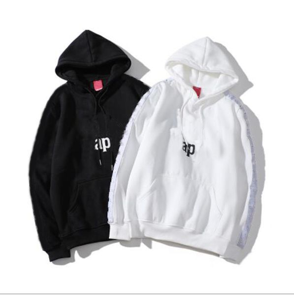 

fashion designer hoodies for mens sweatshirt with letters autumn winter brand men hoodie casual women clothing m-2xl size wholesale, Black