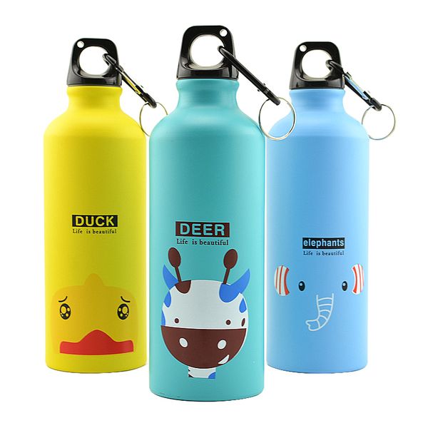 

500ml outdoor aluminium water bottle large capacity drinking bottle for travel sport cycling camping bicycle bhd2