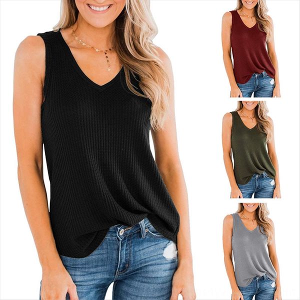

2020 v-neck sleeveless i-shaped female 2005 2020 huafuge t-shirt v-neck sleeveless t-shirt vest huafuge i-shaped vest female 2005, White