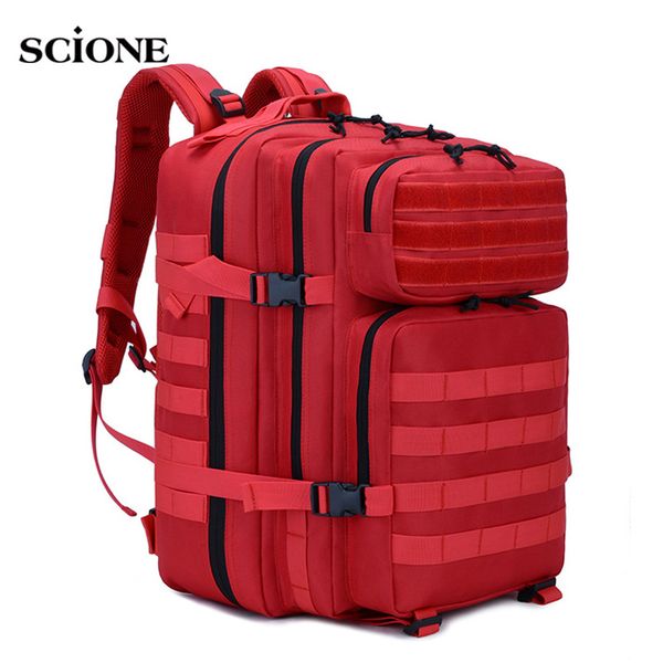 

45l large capacity backpack tactical rucksack men camping bag for travel mountaineering hiking mochila blaso xa809wa