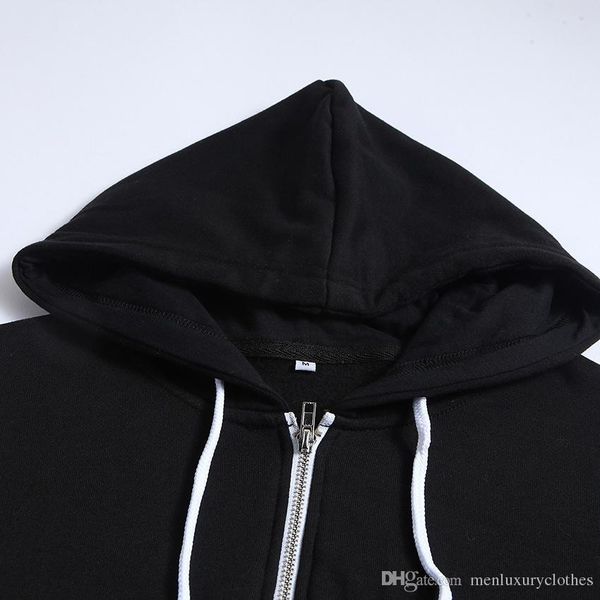 

mens street hi cardigan jackets hooded zipper black solid color jacket coats thin casual teenager baseball jacket, Black;brown