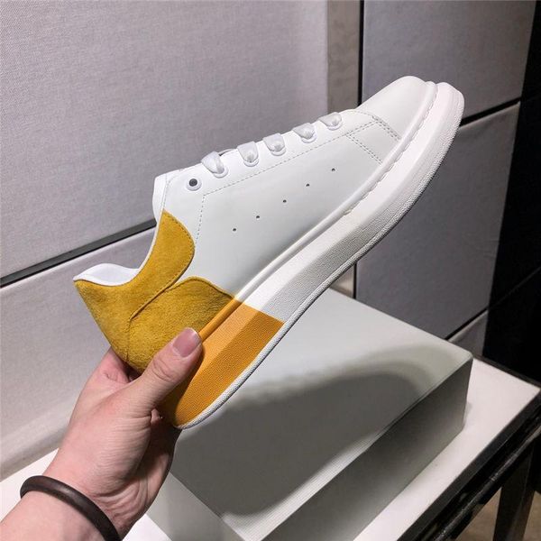 

with box luxury designer casual shoes genuine leather designer couple shoe fashion designer shoes size 35-44 d09, Black