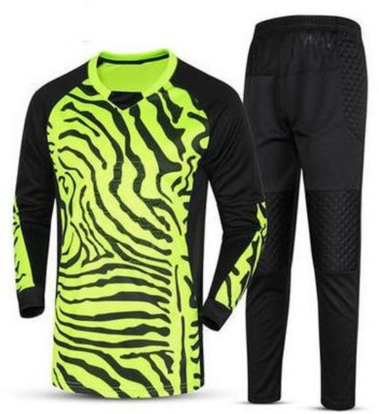 

soccer goalkeeper jerseys survetement football shirts goalkeeper training jersey clothing quick dry printing, Black