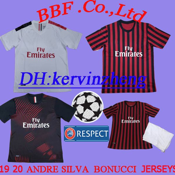 

Thailand 19 20 occer jer ey football hirt higuain 19 paqueta borini piatek caldara cutrone cami a ac calhanoglu kid kit maillot de foot