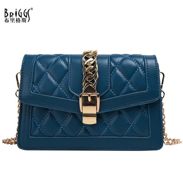 

бриггс цепи женщин crossbody сумки искусственная кожа лоскут сумки небольшой моды дамы сумка для женщин мода мешок основной