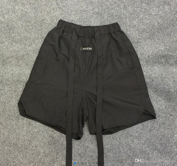 

fear of god fog 6th season 6 main line high street streamer drawstring casual shorts men's five-point pants s-xl, Black