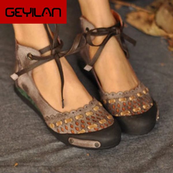 

big size 42-43 flat sandal women summer lace up flock sandals female light weight casual shoes office wedding breathable shoes, Black