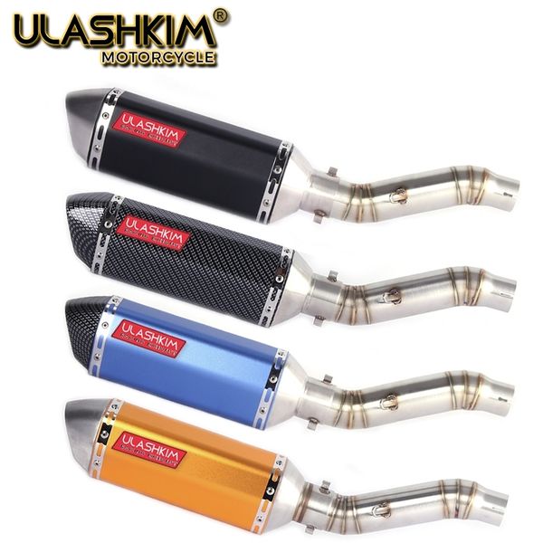 

motorcycle exhaust muffler pipe link middle pipe slip on for cbr400 cb500r cbr500r 2013-2015 cb400x cb500x 2013-2016