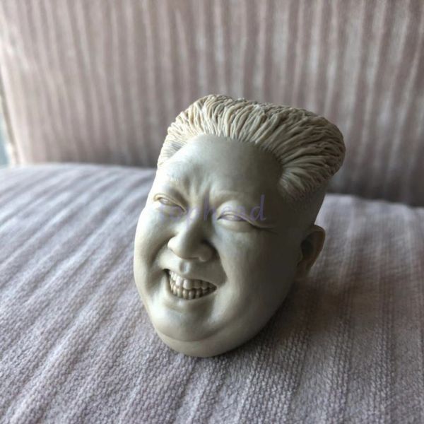 1/6 scale blank Head Sculpt North Korea kim jong un unpainted