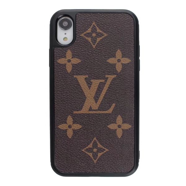 

Monogram Мобильный телефон Shell PU кожаный дизайнер бампер чехол для телефона для Apple Ipho