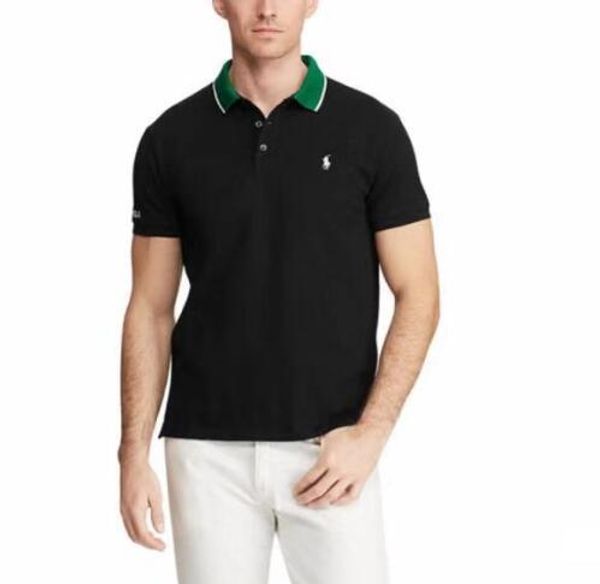 

дизайнер роскошные мужские футболки ralph lauren лошадка вышивка мода бренд рубашки поло классический лошадь полюс логотип хлопок летние спо, White;black