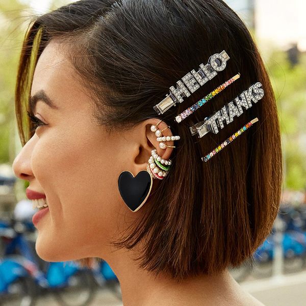 

bohemia women fashion enamel black heart stud earring pearl cubic zirconia ear cuff small earring for girls boho jewelry gifts, Golden;silver