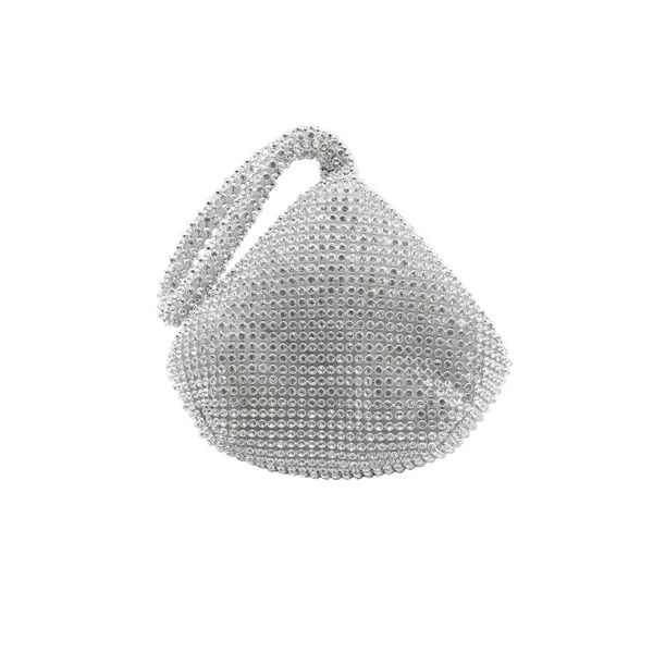 

fashion women solid shining cocktail party bag chain phone evening bag