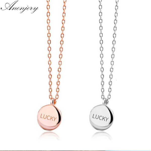 

925 sterling silver little bean lucky clavicle chain necklace for women