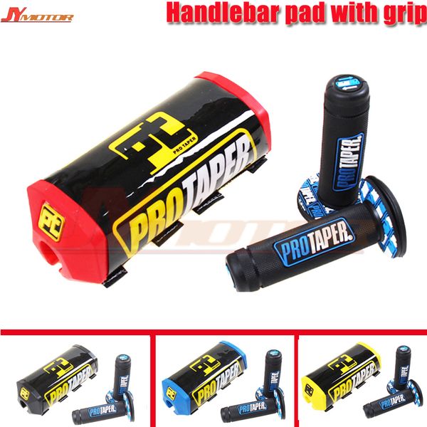 

dirt pit bike protector motocross bar protaper handlebar breast pad & handle grips pro grip handlebar pads