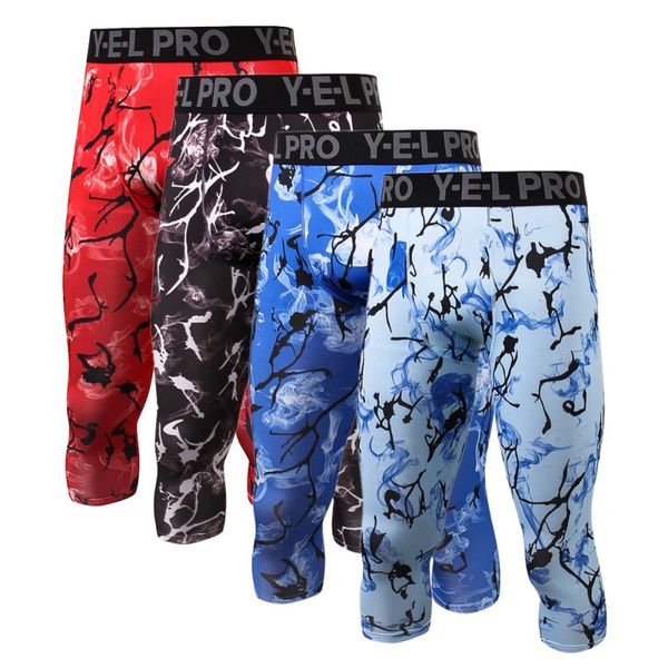

2020 men quick dry compression skinny men pants compression skinny base layers leggings fitness tights male trousers, Black;green