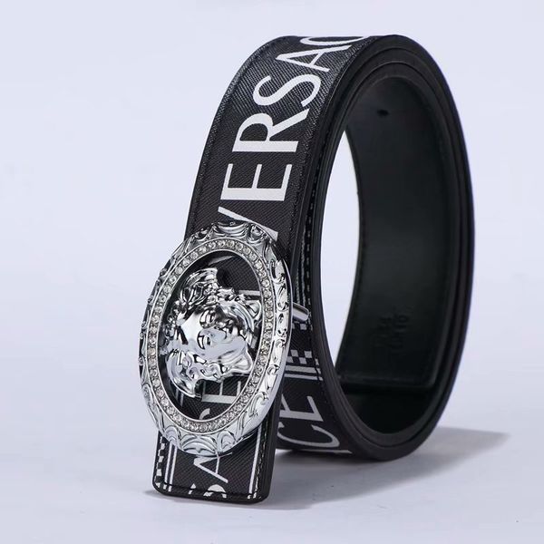 

women's leather belt is simple and versatile, with retro thin and wide decoration, korean cowhide, fashionable and personalized trouser, Blue;gray