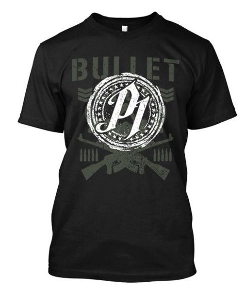 

AJ style Bullet club - мужская черная футболка на заказ