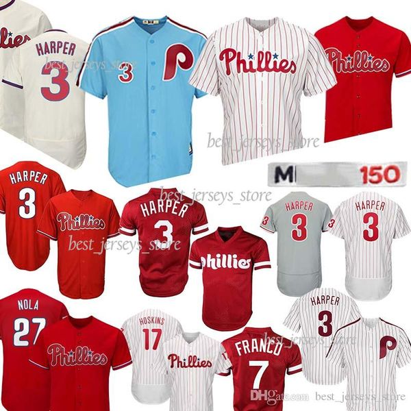 2019 Philadelphia 3 Bryce Harper Jersey 